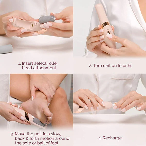 مبرد القدم الكهربائي لإزالة مسامير القدم Electric Pedicure Foot File Callus Remover