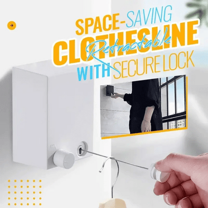 حبل الغسيل القابل للسحب وغير المرئي ⚡ Clothesline Clothes Drying Rope