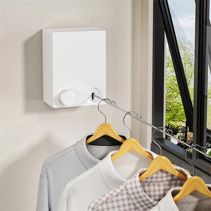 حبل الغسيل القابل للسحب وغير المرئي ⚡ Clothesline Clothes Drying Rope