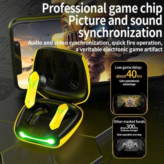 سماعات أذن لاسلكية للألعاب ⚡ Wireless Earbuds Gaming Earphone