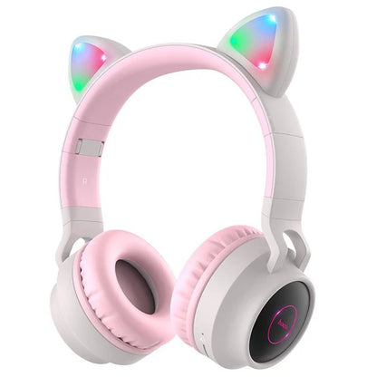 سماعات رأس لاسلكية على شكل أذن القطة⚡ Cat Ear Wireless Headphones