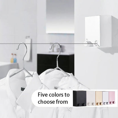 حبل الغسيل القابل للسحب وغير المرئي ⚡ Clothesline Clothes Drying Rope